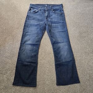 Men's 7 for All Mankind Bootcut Jeans Sz 33 x 29